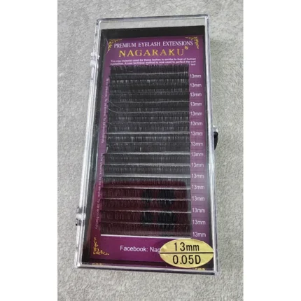 Cílios Nagaraku 0.05D 13mm Caixa  Roxa