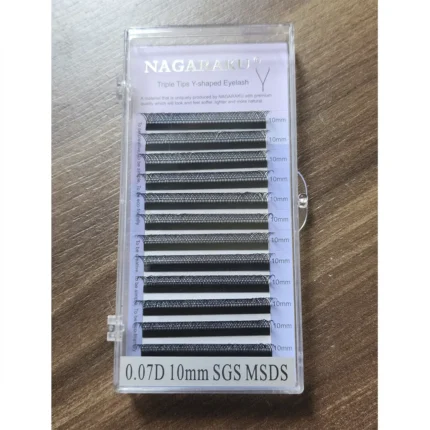 Cílios Nagaraku Yy 0.07D de 3 pontas 10mm