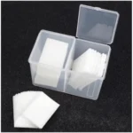 Porta Algodão Duplo Transpatente