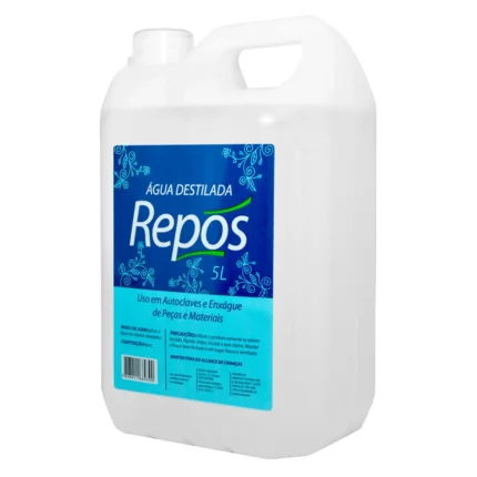 Água Destilada 5 Litros - Repos