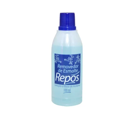 Removedor de Esmalte Repos 100ml com Acetona (Azul)