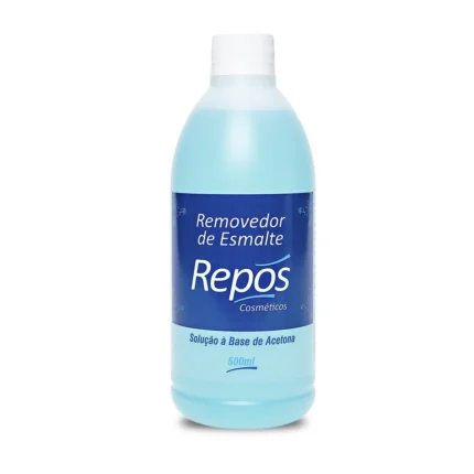 Removedor de Esmalte Repos 500ml com Acetona (Azul)