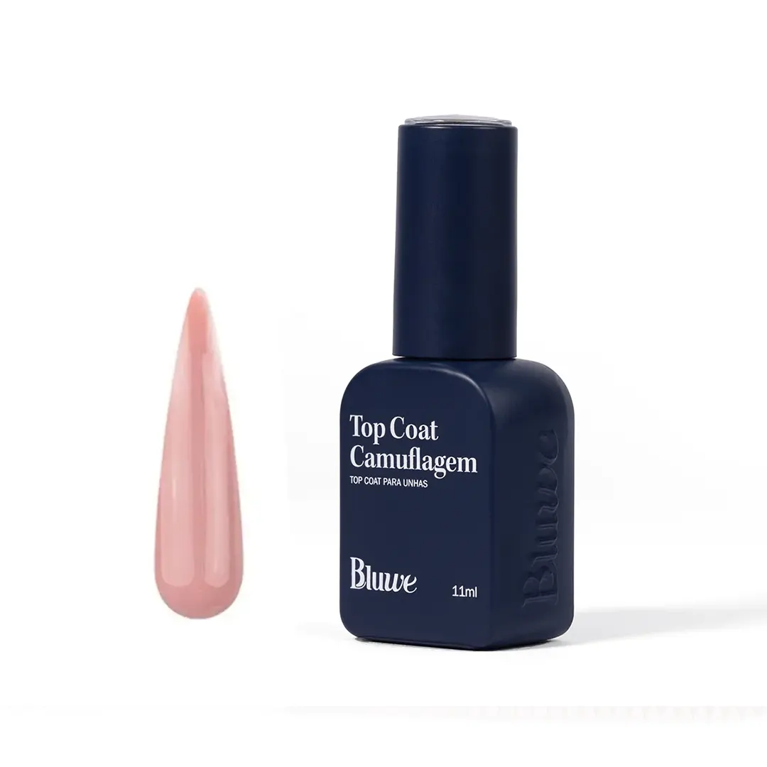 Top Coat Camuflagem Querido Nude 10ml - Bluwe Bluwe - Top Coat Camuflagem Querido Nude 10ml - Imagem 1
