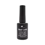 Real Love - Top Coat com Glitter Prata