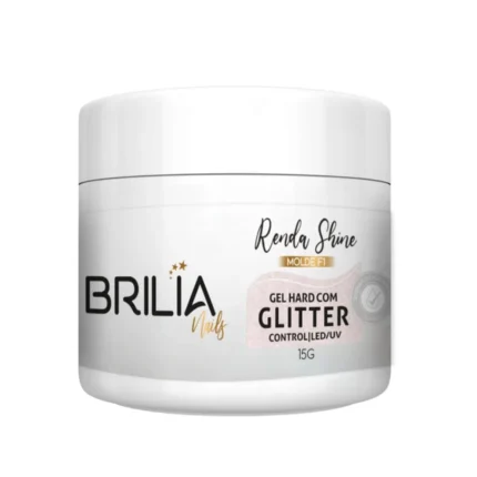 Gel Glitter Renda Shine 15g Brilia Nails