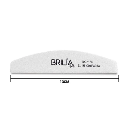Lixa Boomerang Slim Compacta 100/180 Brilia Nails