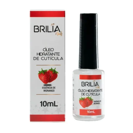 Óleo de Cutículas Morango Brilia Nails 10ml