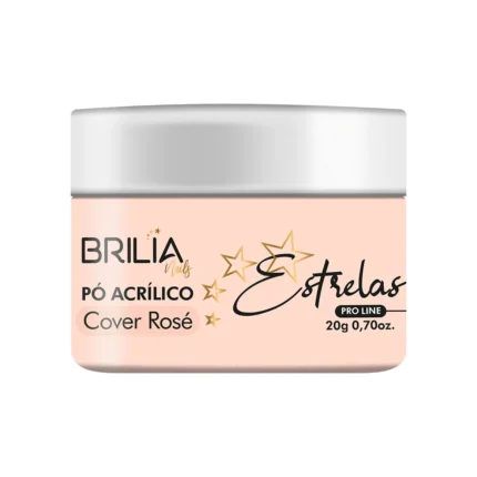 Pó Acrílico Cover Rose 20g Brilia Nails