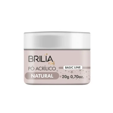 Pó Acrílico Natural 20g Brilia Nails