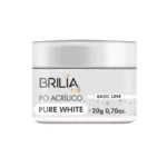 Brilia Nails - Pó Acrílico Pure White 20g