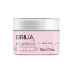 Brilia Nails - Pó Acrílico Soft Pink 20g