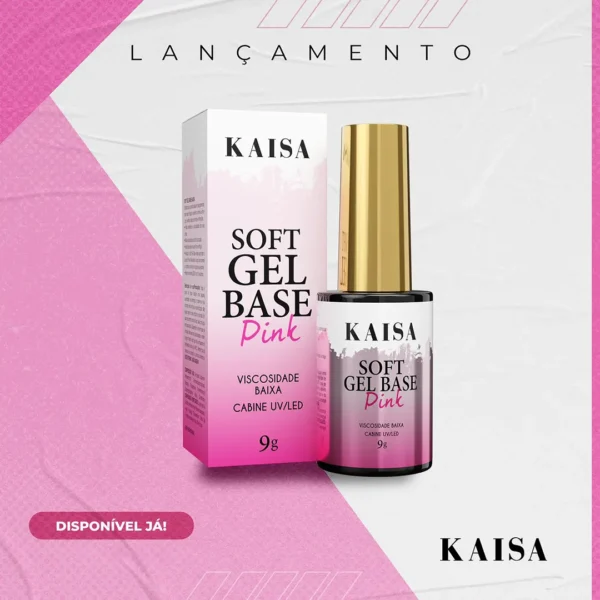 Soft Gel Base Pink Kaisa Luxo - 9G