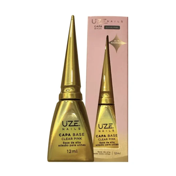 Capa Base Clear Pink 12ml - Uze Nails
