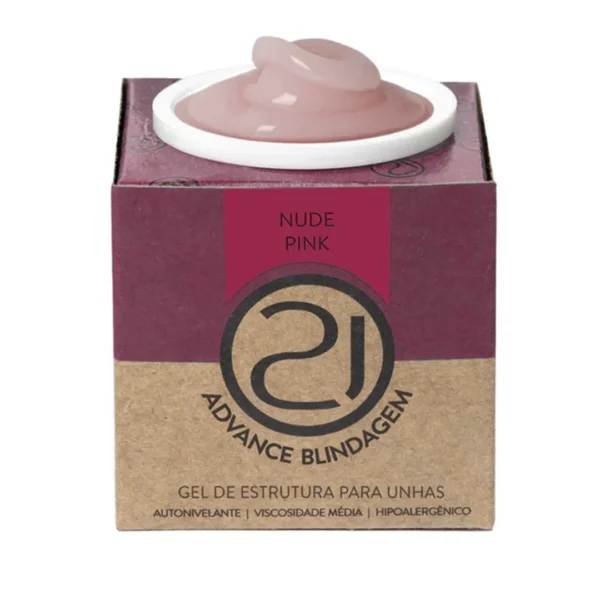 Ecoline Advance Blindagem Gel Nude Pink 30ml - Nails 21