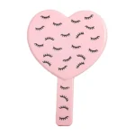 Espelho de Mão Coração Sunnys Rosa