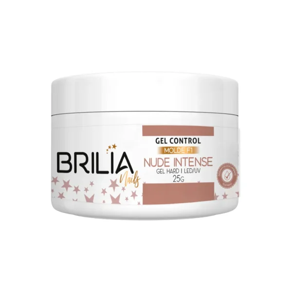 Gel Control Nude Intense Molde F1 25g - Brilia Nails
