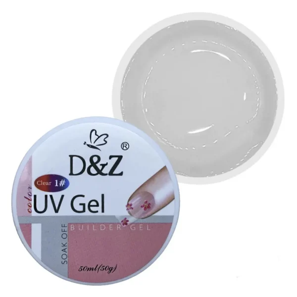 Gel D&Z UV Builder Clear 50gr