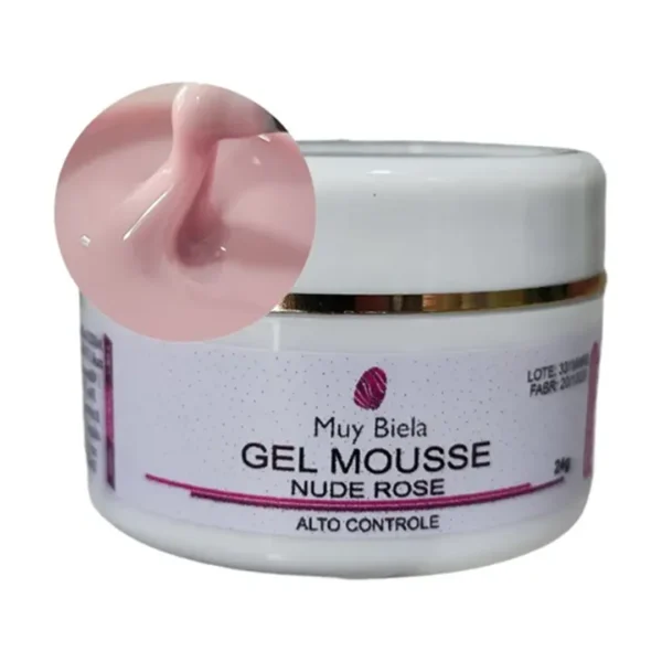 Gel Mousse Nude Rose 24g Muy Biela