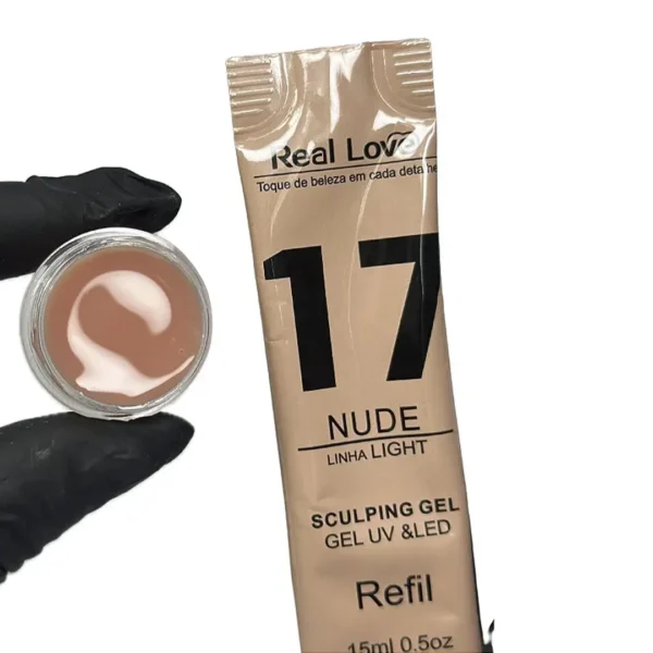 Gel sachê Real Love 17 nude 15ml
