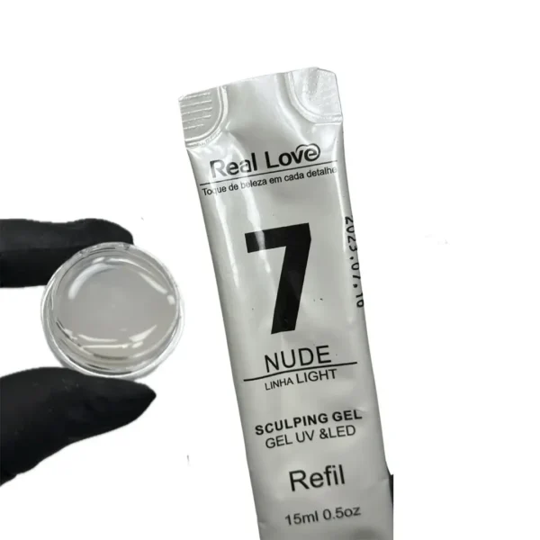 Gel sachê Real Love 7 nude 15ml