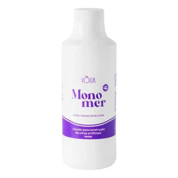 Líquido Monomer Para Pó Acrilico 240ml - Vòlia