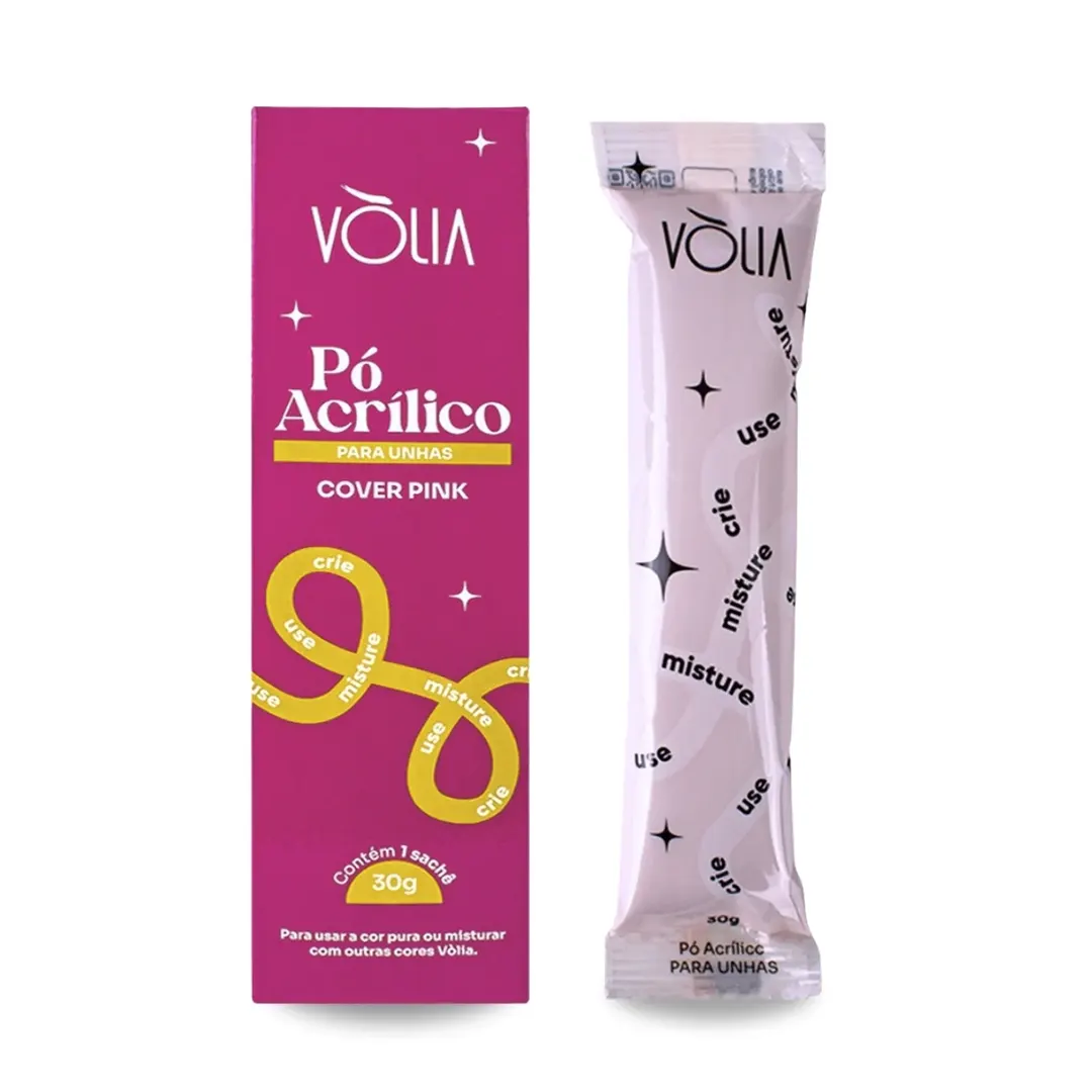 Pó Acrílico Cover Pink 30g - Vòlia Vòlia - Pó Acrílico Cover Pink 30g - Imagem 1