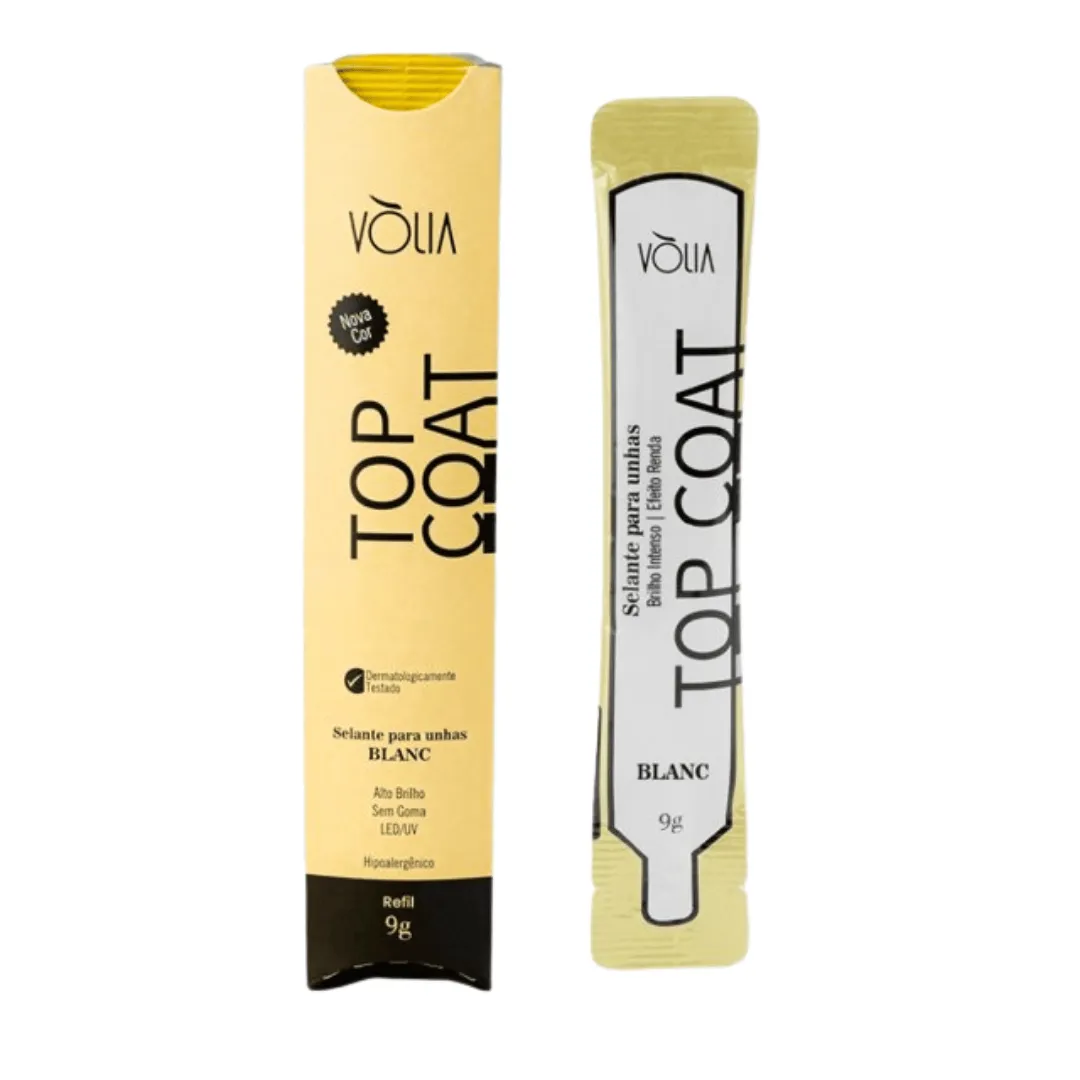 Sachê Refil Top Coat Blanc 9g - Vòlia Vòlia - Sachê Refil Top Coat Blanc 9g - Imagem 1