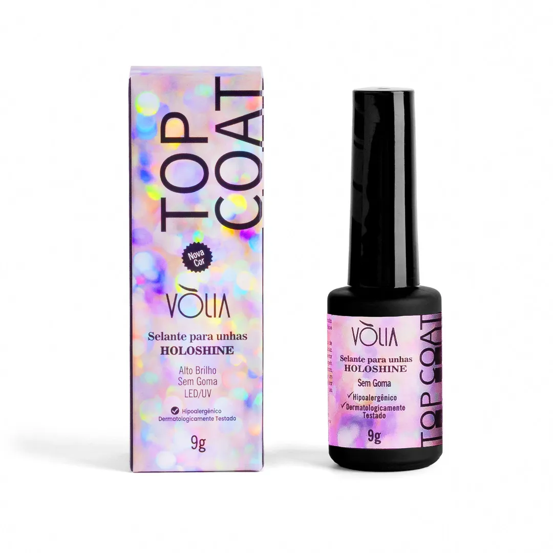 Top Coat Vòlia Holoshine - 9g Vòlia - Top Coat Holoshine - 9g - Imagem 1
