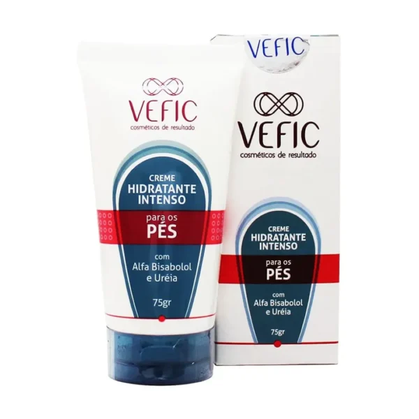 Vefic Cosméticos Creme Hidratante Intenso para os Pés 75gr