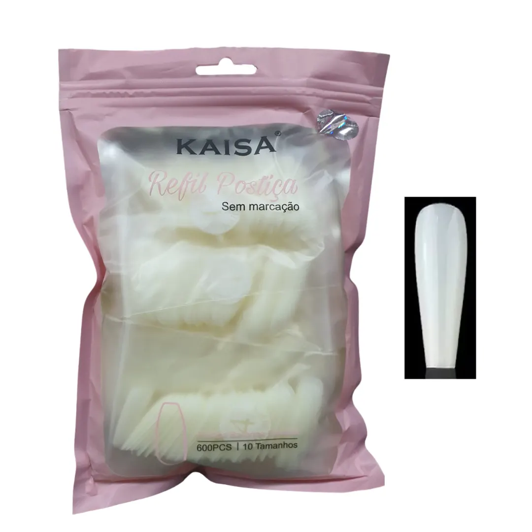Tips Bailarina Refil com 600unid. - Kaisa Kaisa - Tips Bailarina Refil com 600unid. - Imagem 1