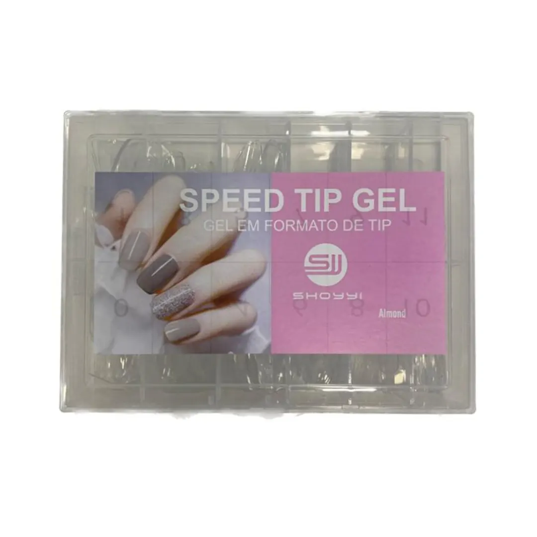 Tips Soft Gel Almond Speed com 240pçs - Shoyyi Shoyyi - Tips Soft Gel Almond Speed com 240pçs - Imagem 1