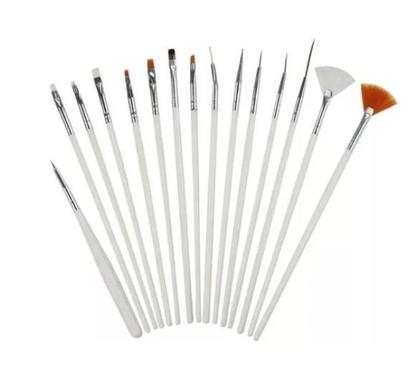 23df51908783ac88713e6cf683b36a71.jpeg M&C - Kit de pincéis para decoração de unha 15 unidades - Imagem 1