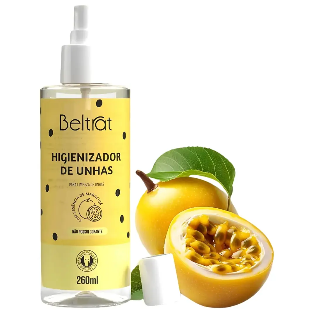 Higienizador De Unhas Essência de Maracujá 260ml - Beltrat Beltrat - Higienizador De Unhas Essência de Maracujá 260ml - Imagem 1
