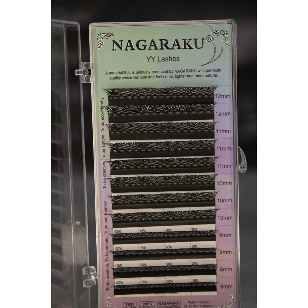Nagaraku - 8mm-12mm Cílios YY 0.07D - Volume Brasileiro Nagaraku - 8mm-12mm Cílios YY 0.07D - Volume Brasileiro - Imagem 1