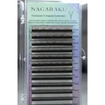 Nagaraku - 8mm-15mm Cílios Y Marrom 0.07M - Volume Brasileiro