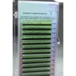 Nagaraku - 8mm-15mm Cílios Y Verde 0.07D - Volume Brasileiro