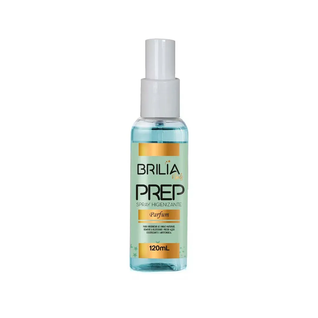 Prep Spray Higienizante 120ml - Brilia Nails Brilia Nails - Prep Spray Higienizante 120ml - Imagem 1