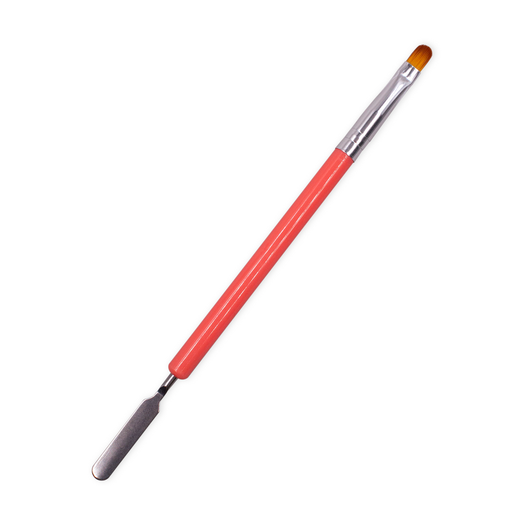 capa_def192e8-a4e1-43c0-acc6-5c1c39e28a6d_1024x1024.png Real Love - Pincel Para Unhas Espátula Raspador Ponta Dupla - Imagem 1