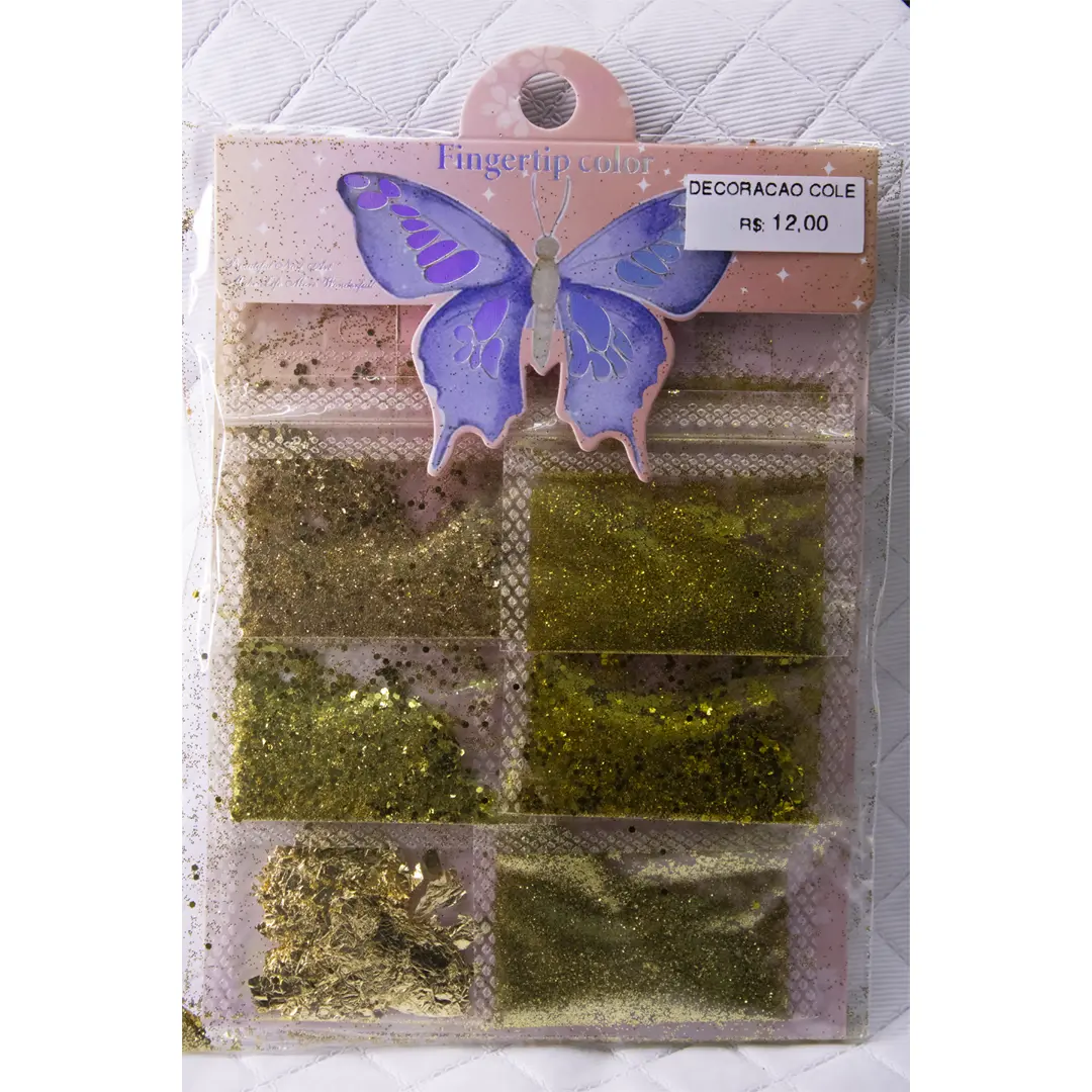 Fingertip Color - Decoração Coleção Dourada - Imagem 1